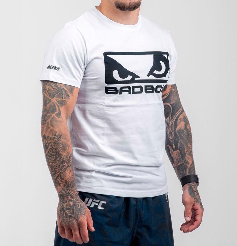 BAD BOY logo classic TSHIRT- white